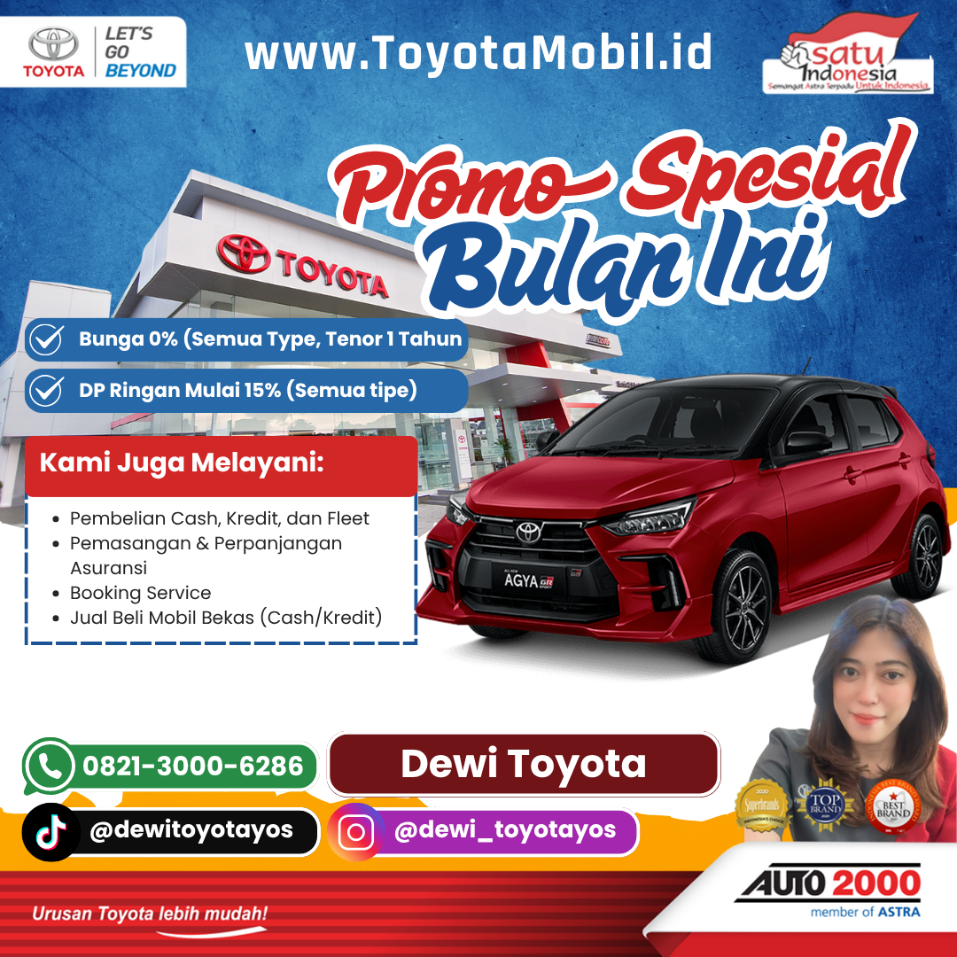 Promo Toyota Agya Mei 2025 - Dealer Toyota Yos Sudarso Jakarta Utara