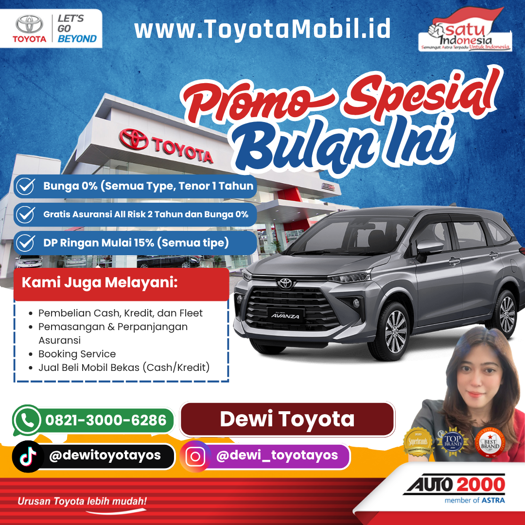 Promo Toyota Avanza Mei 2025 - Dealer Toyota Yos Sudarso Jakarta Utara