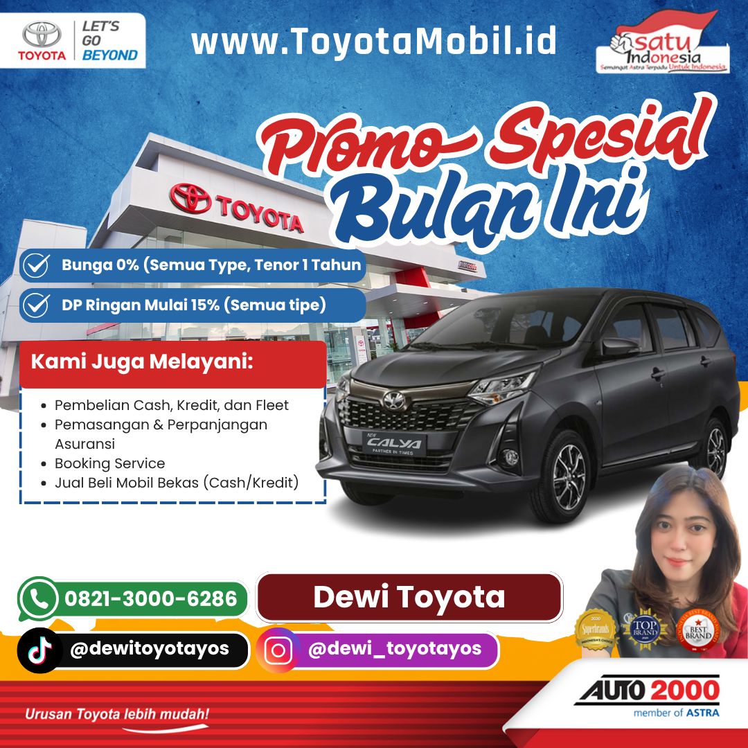 Promo Toyota Calya Mei 2025 - Dealer Toyota Yos Sudarso Jakarta Utara