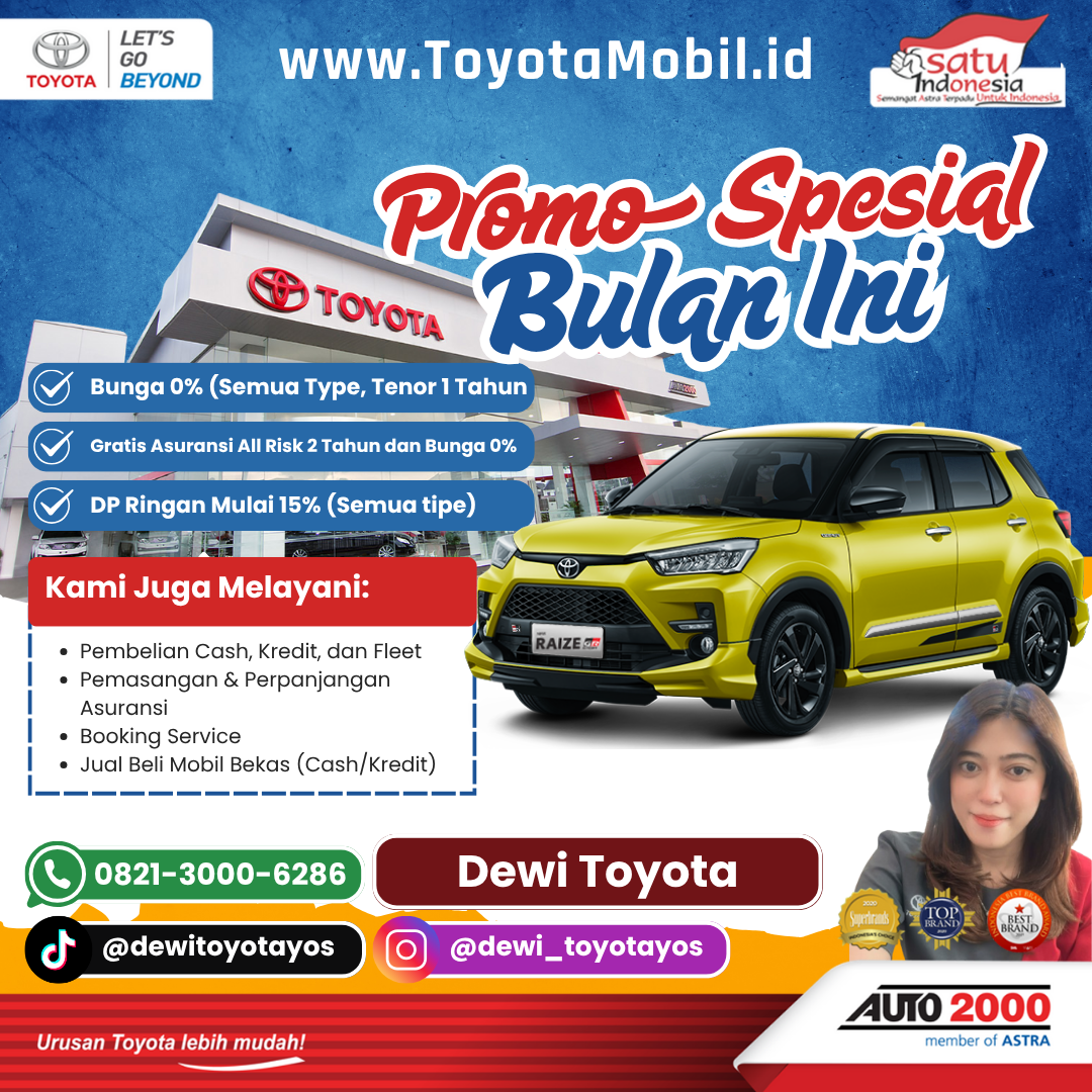 Promo Toyota Raize Mei 2025 - Dealer Toyota Yos Sudarso Jakarta Utara