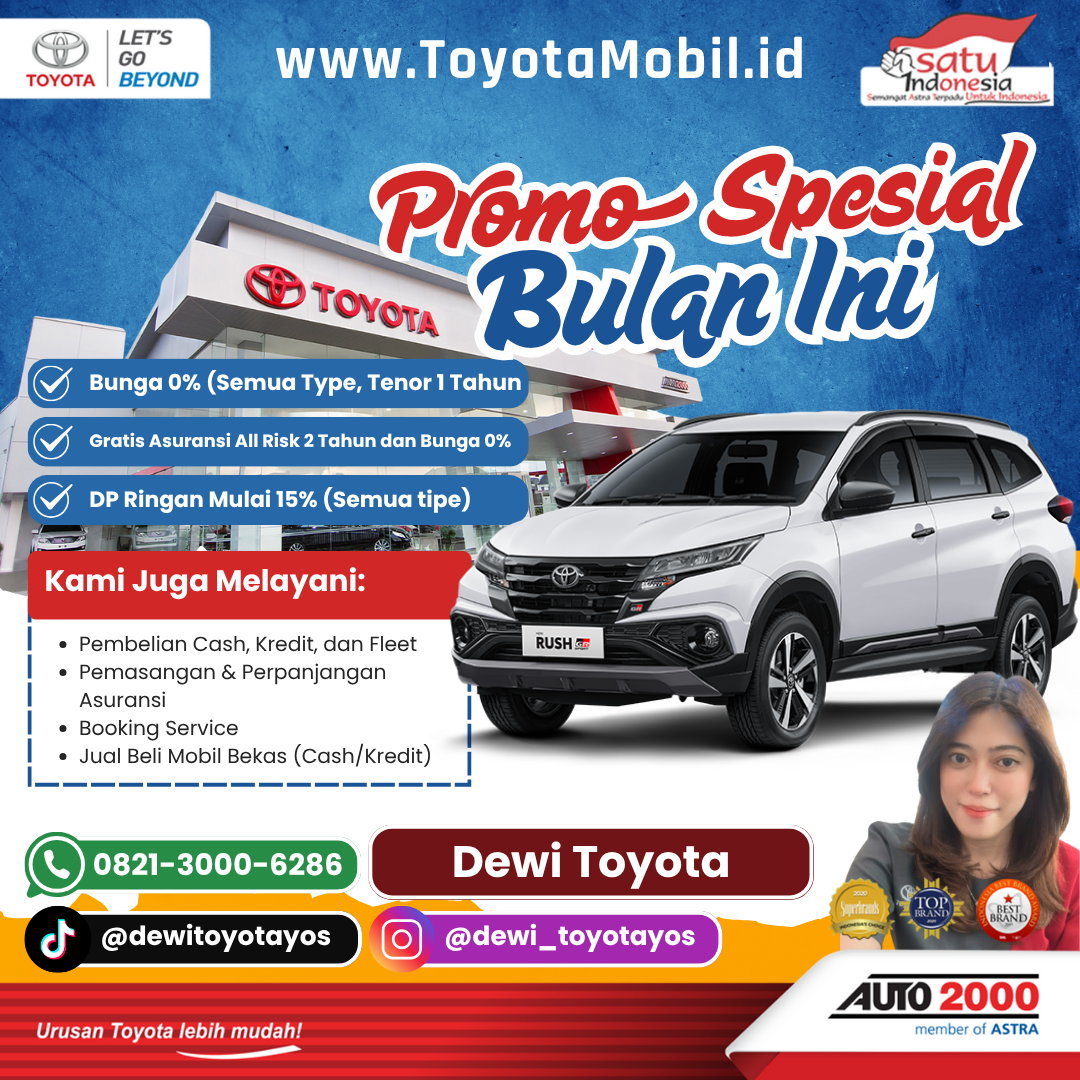 Promo Toyota Rush Mei 2025 - Dealer Toyota Yos Sudarso Jakarta Utara